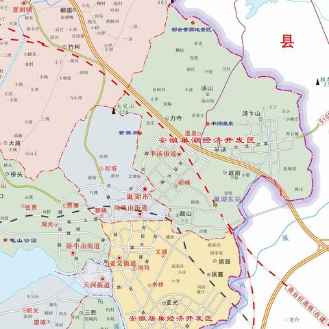 白湖行政区域最新地图全面解析